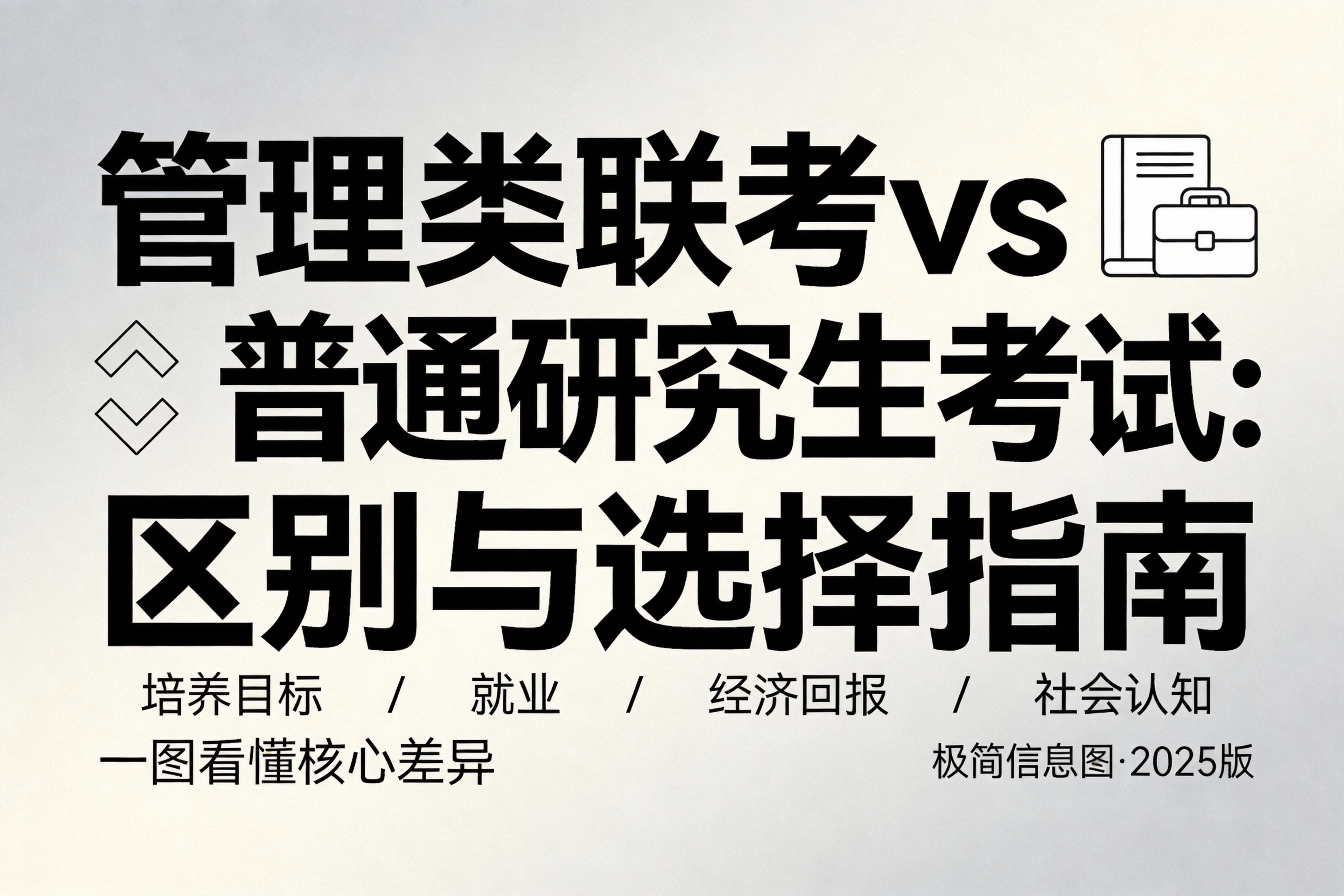 管理类联考与普通研究生考试的核心差异