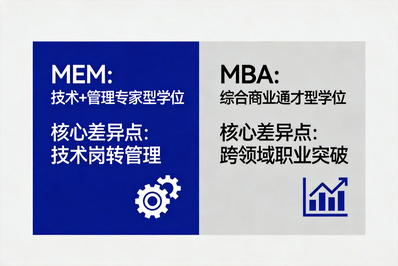 MEM与MBA详细对比:从背景、课程到职业发展的抉择指南