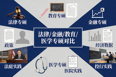 专业学位目录全景解析：法律、金融、教育、医学专硕的政策差异与发展趋势