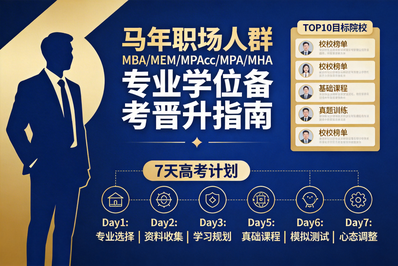 初七开工｜马年职场进阶指南：3类人群的专业学位选择与落地路径