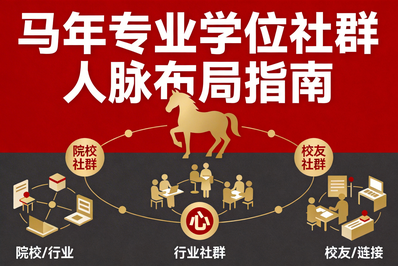 初七开工｜马年人脉布局：专业学位社群的3种高效链接方式