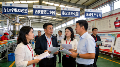 校企联动，互促共进 | 西北大学MBA2531班师生赴糖酒工业园开展研学活动