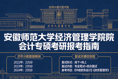 安徽师范大学MPAcc，26直接划国家线！是真简单吗？